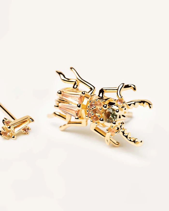 COURAGE BEETLE EARRINGS
