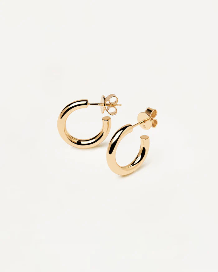 MEDIUM CLOUD GOLD/SILVER EARRINGS