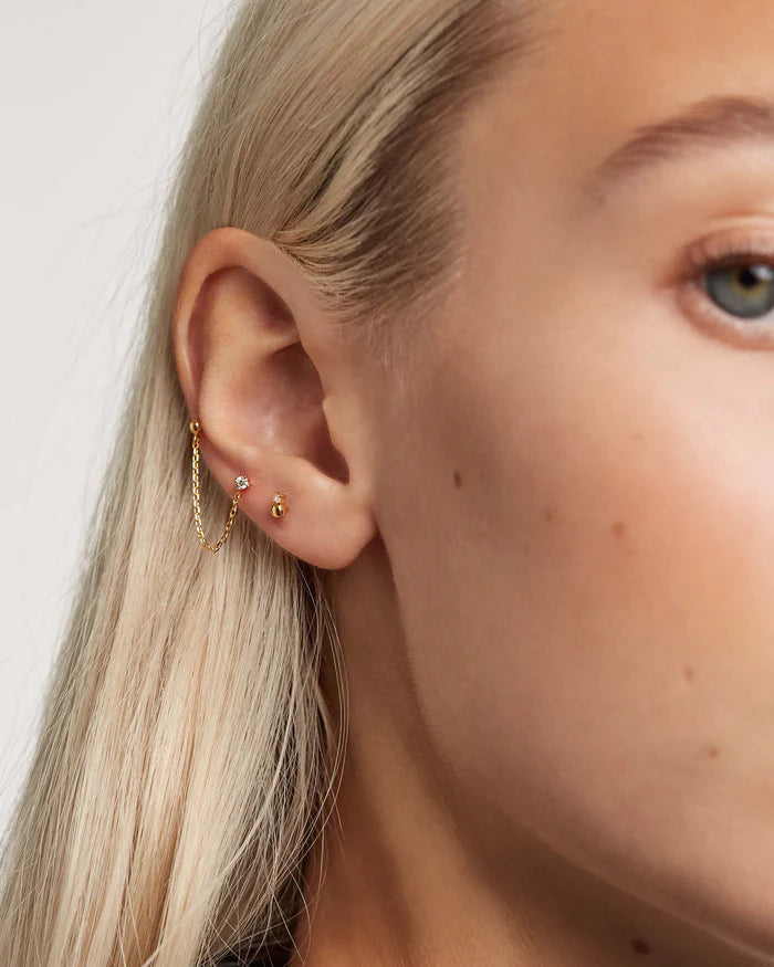 MUSKETEER GOLD/SILVER EARRINGS