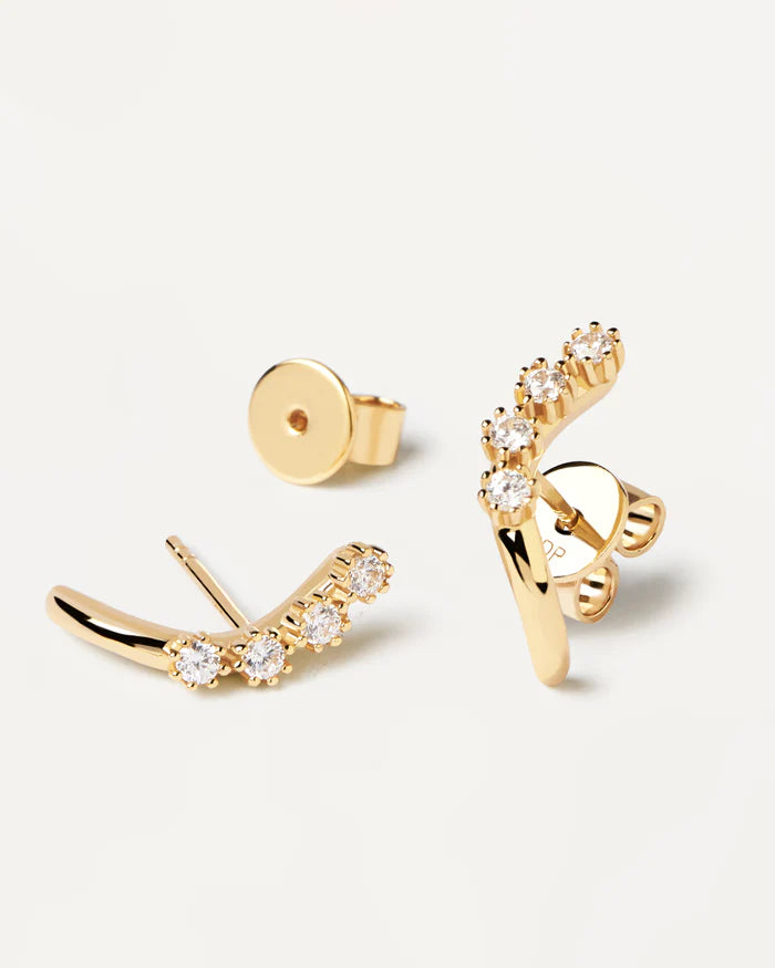 MOTION GOLD EARRINGS