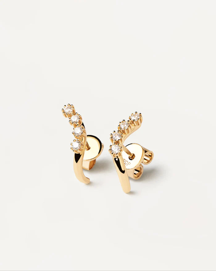 MOTION GOLD EARRINGS