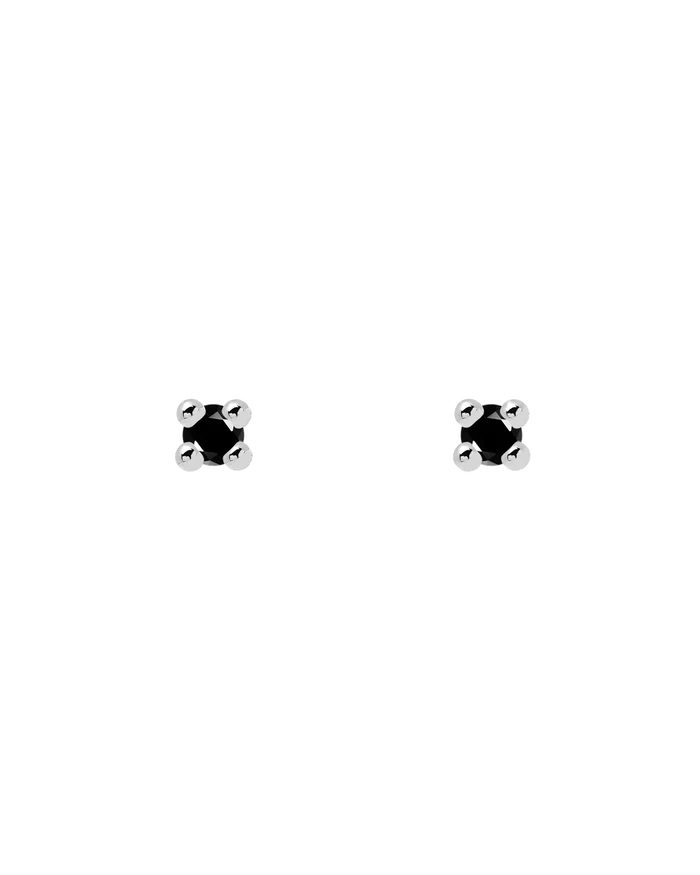BLACK ESSENTIA GOLD/SILVER EARRINGS