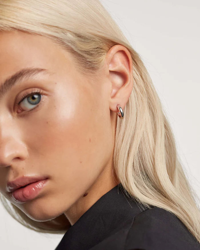 MINI CLOUD GOLD/SILVER EARRINGS