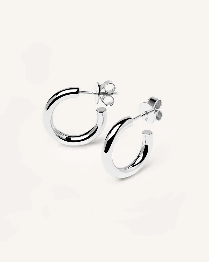MEDIUM CLOUD GOLD/SILVER EARRINGS