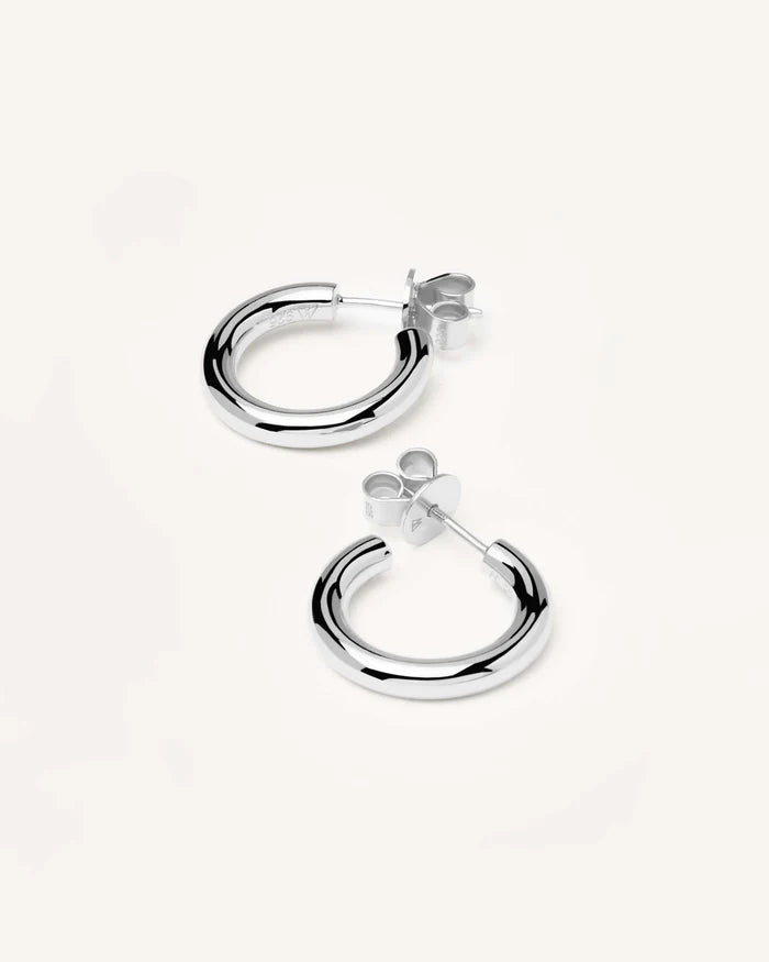 MEDIUM CLOUD GOLD/SILVER EARRINGS