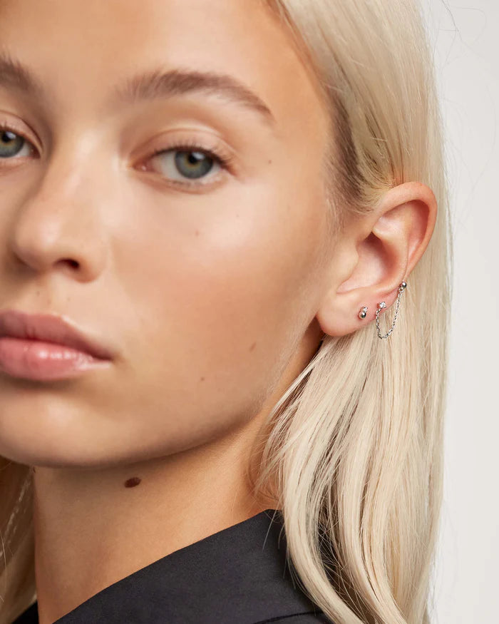 MUSKETEER GOLD/SILVER EARRINGS