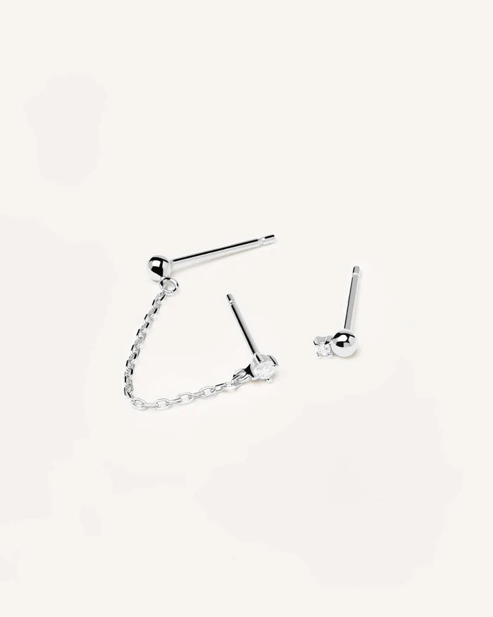 MUSKETEER GOLD/SILVER EARRINGS