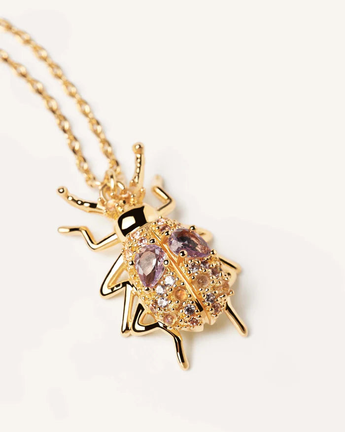 WISDOM BEETLE AMULET NECKLACE