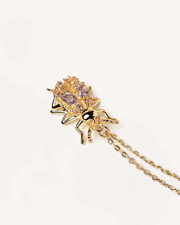 WISDOM BEETLE AMULET NECKLACE