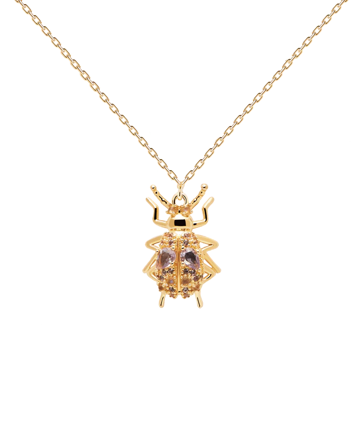 WISDOM BEETLE AMULET NECKLACE