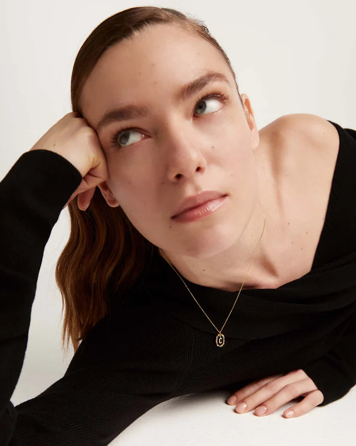LETTER C NECKLACE