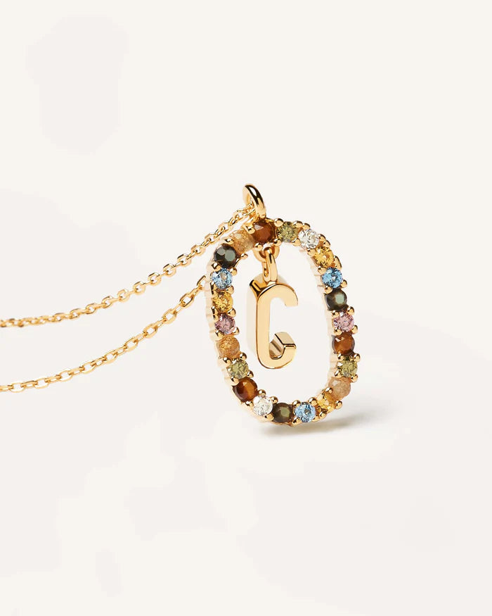 LETTER C NECKLACE