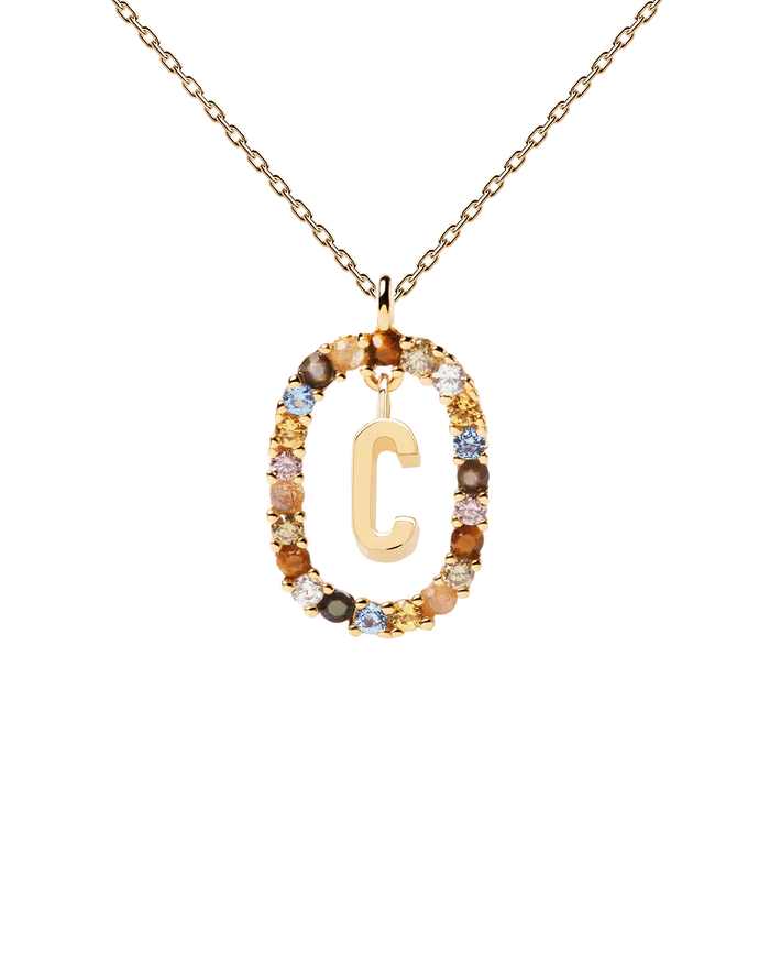 LETTER C NECKLACE
