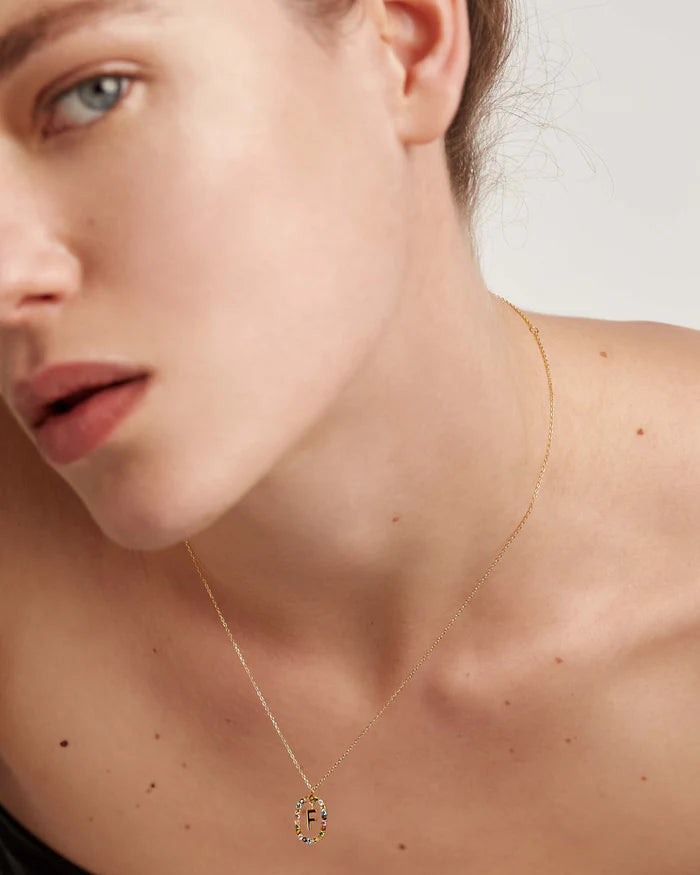 LETTER F NECKLACE