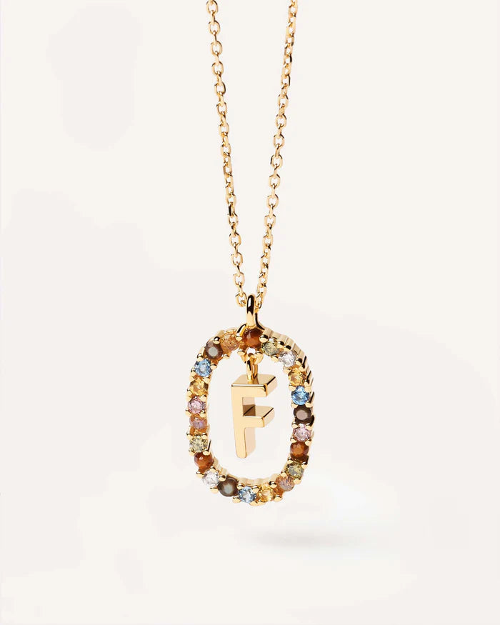 LETTER F NECKLACE