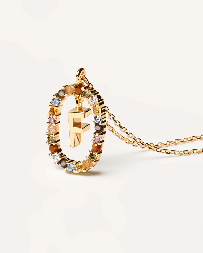 LETTER F NECKLACE