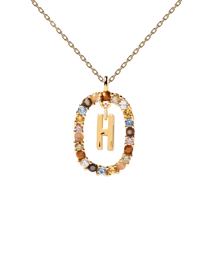 LETTER H NECKLACE