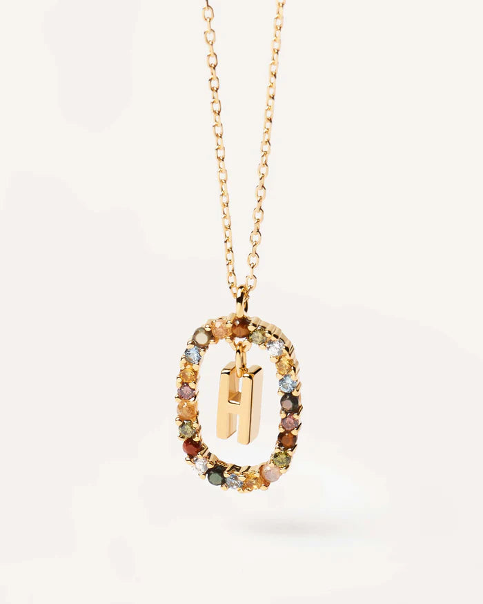 LETTER H NECKLACE