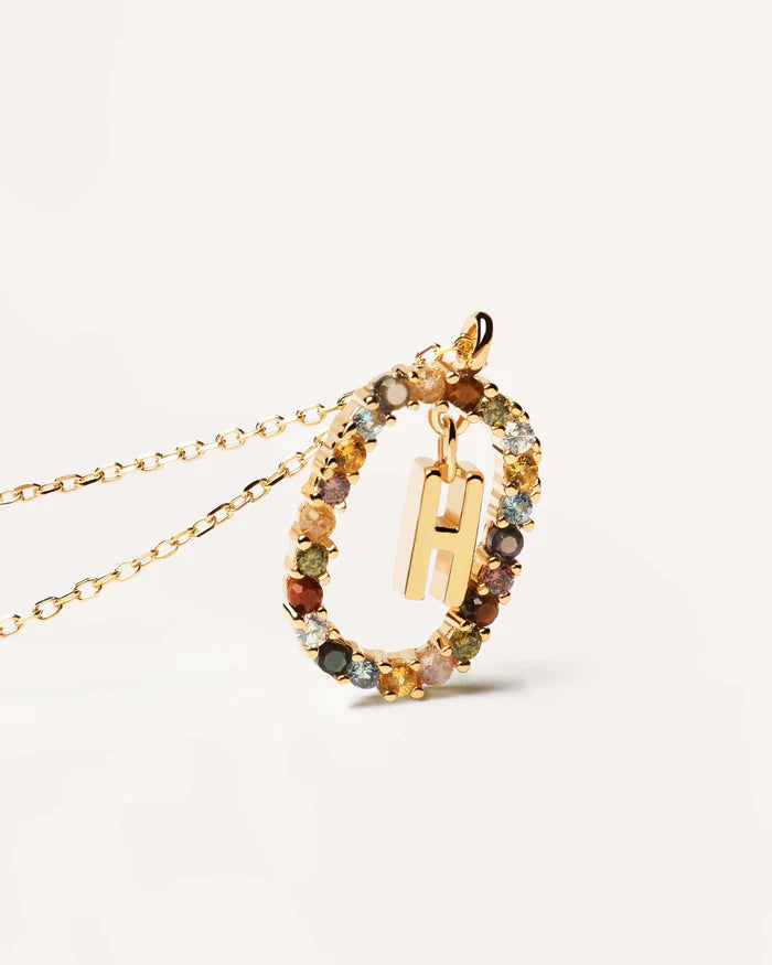 LETTER H NECKLACE