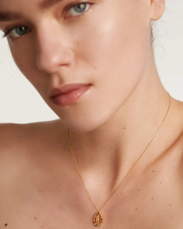 LETTER H NECKLACE