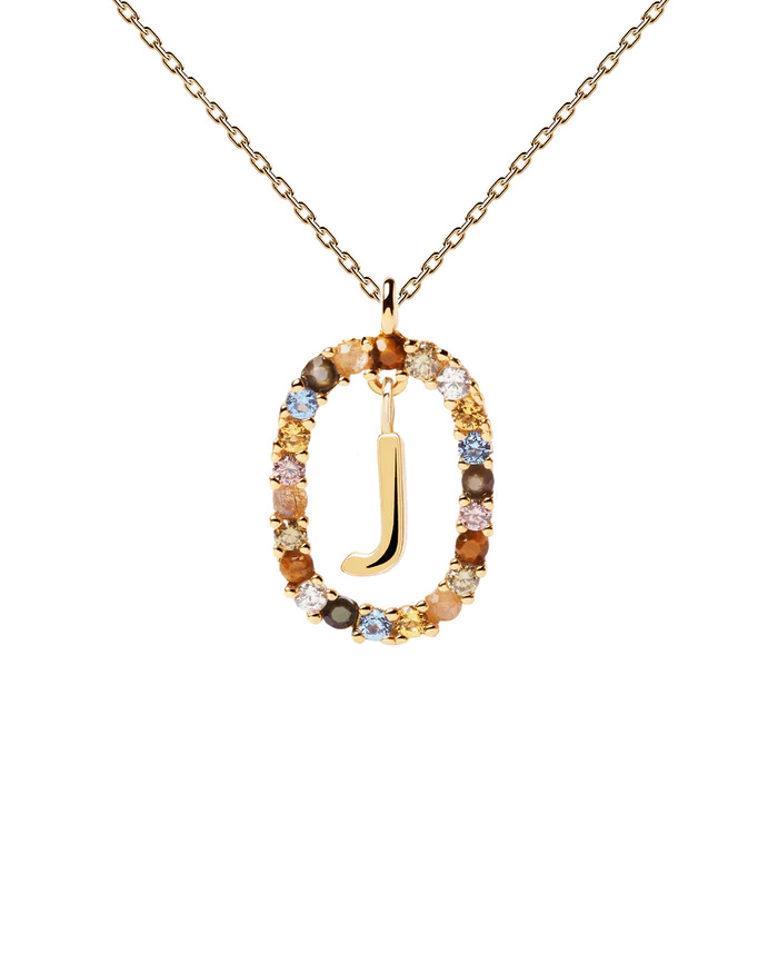 LETTER J NECKLACE