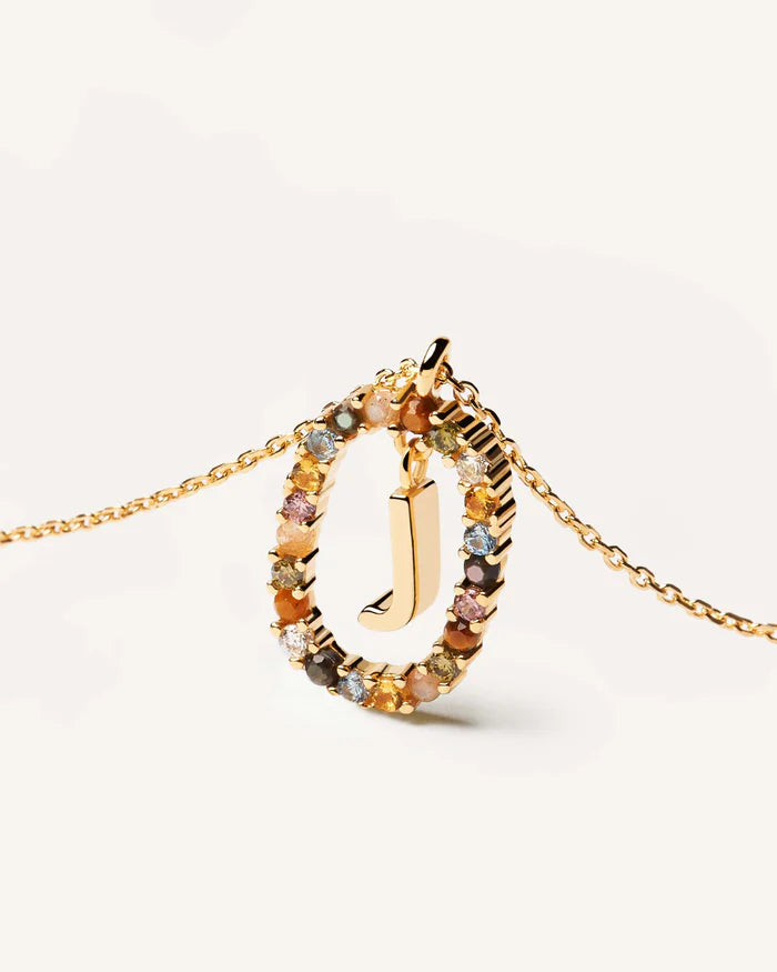LETTER J NECKLACE