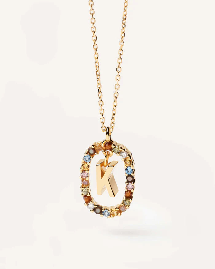 LETTER K NECKLACE