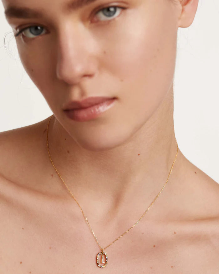 LETTER L NECKLACE