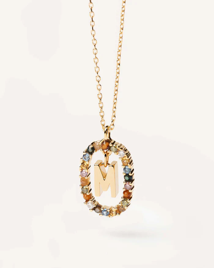 LETTER M NECKLACE