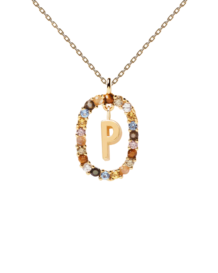 LETTER P NECKLACE