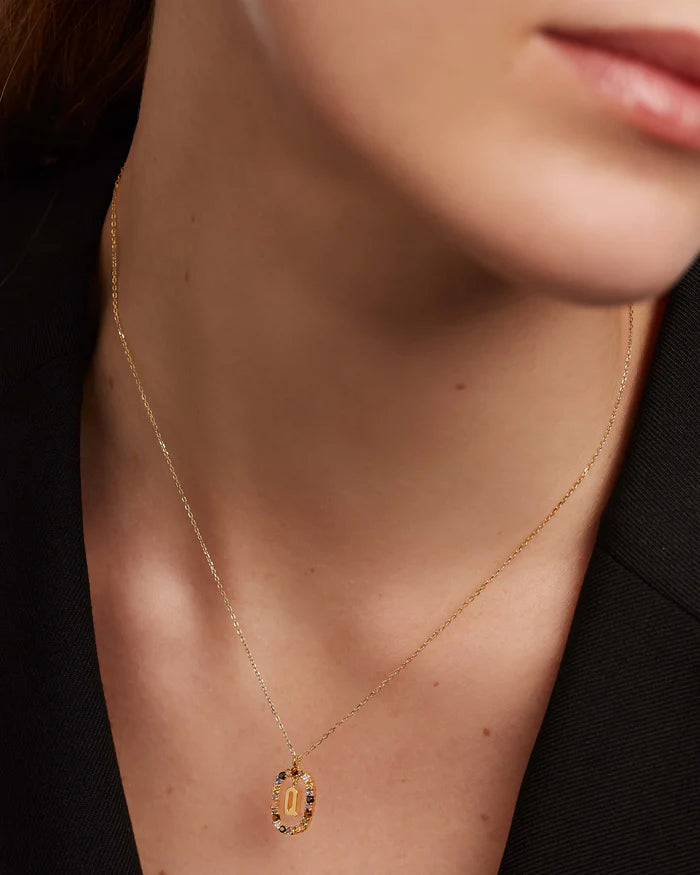 LETTER Q NECKLACE