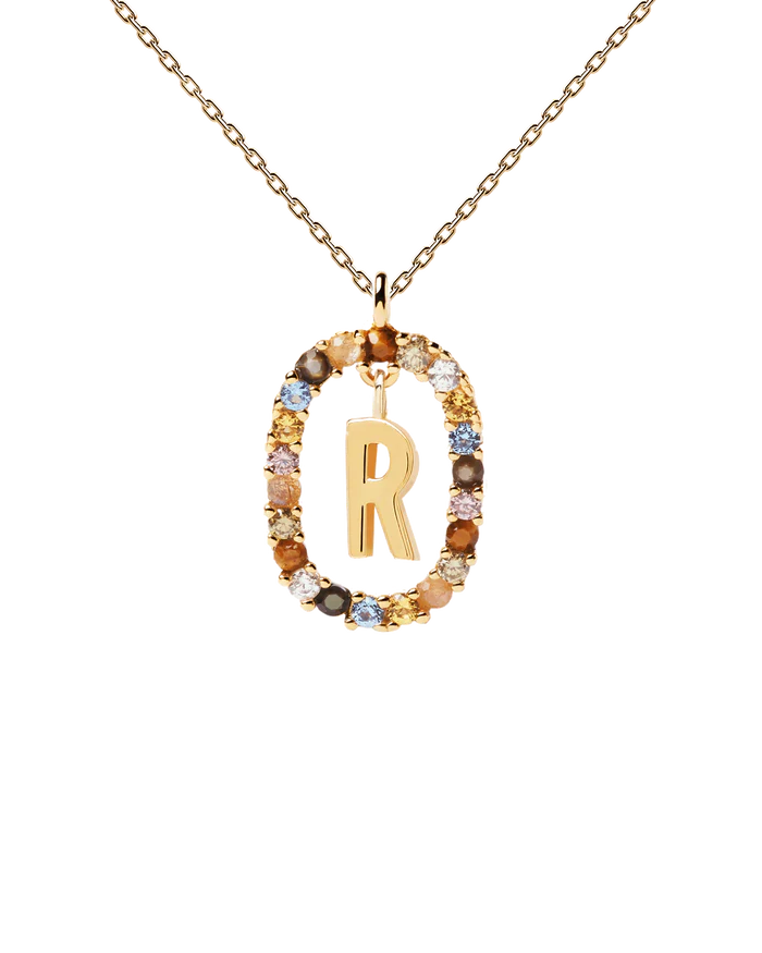 LETTER R NECKLACE