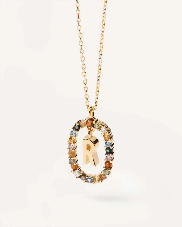LETTER R NECKLACE