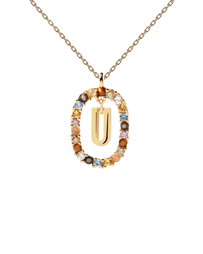 LETTER U NECKLACE