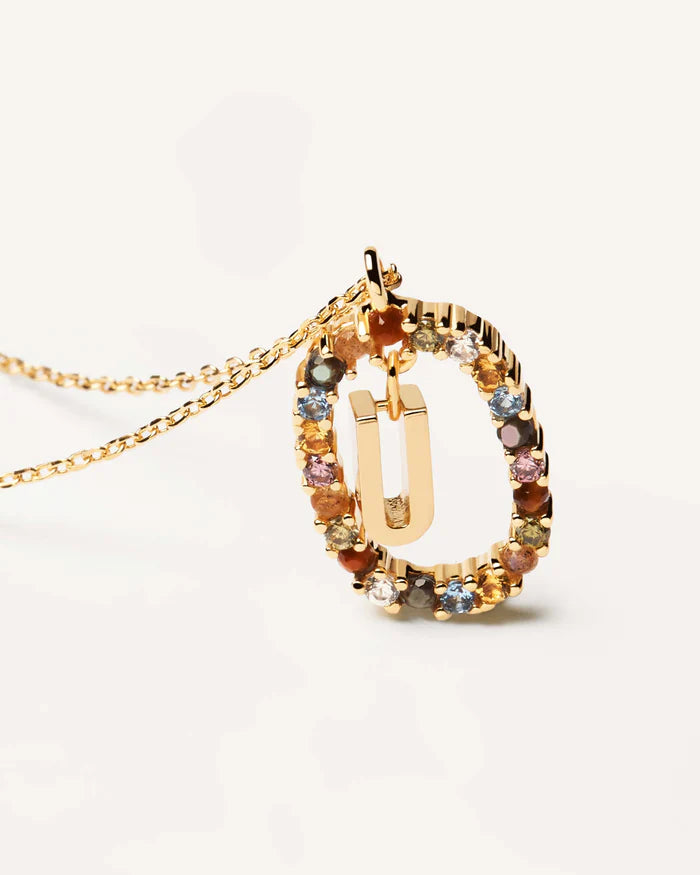 LETTER U NECKLACE