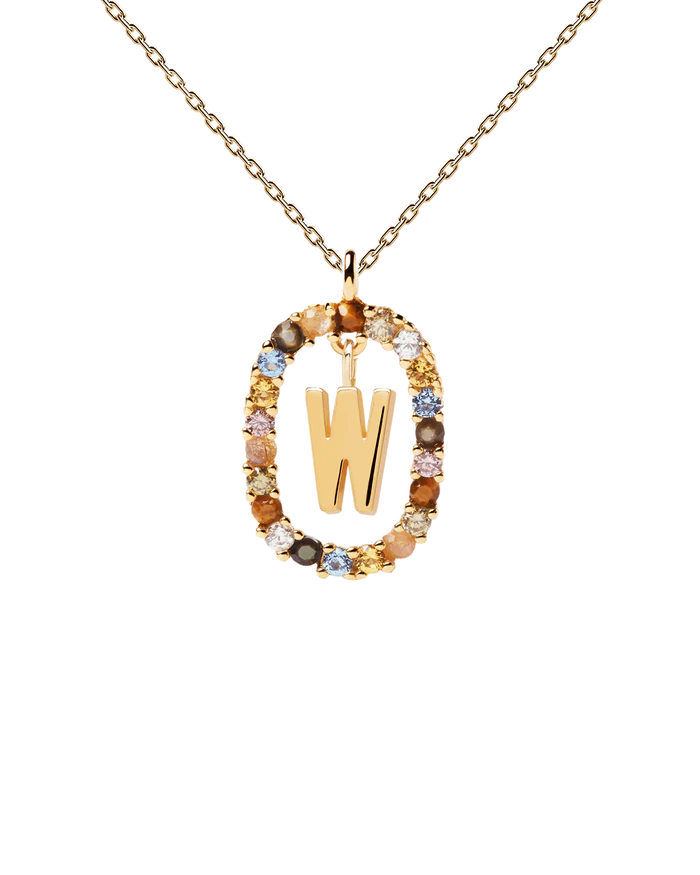 LETTER W NECKLACE