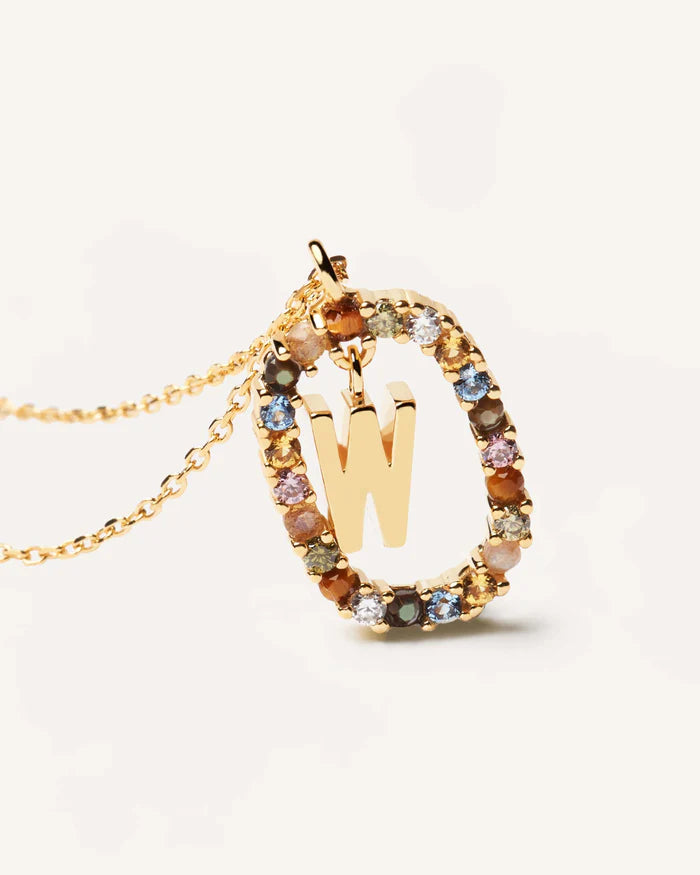 LETTER W NECKLACE