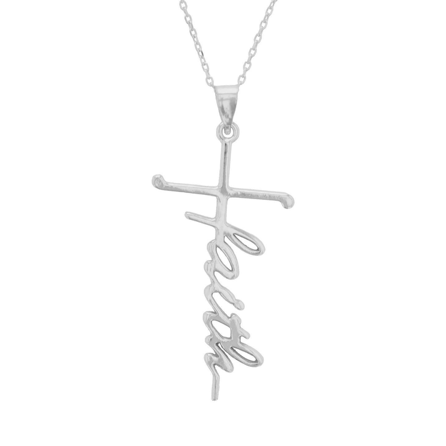 Sterling Silver Faith Cross