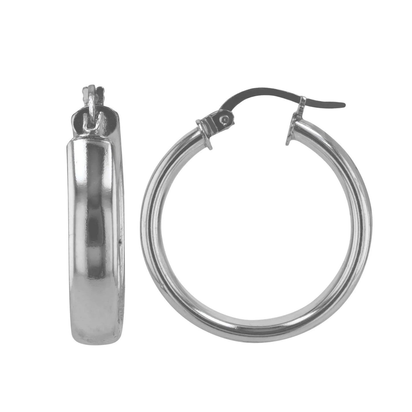 5mm x 25mm Obelesque Round Polished Tube Earrings
