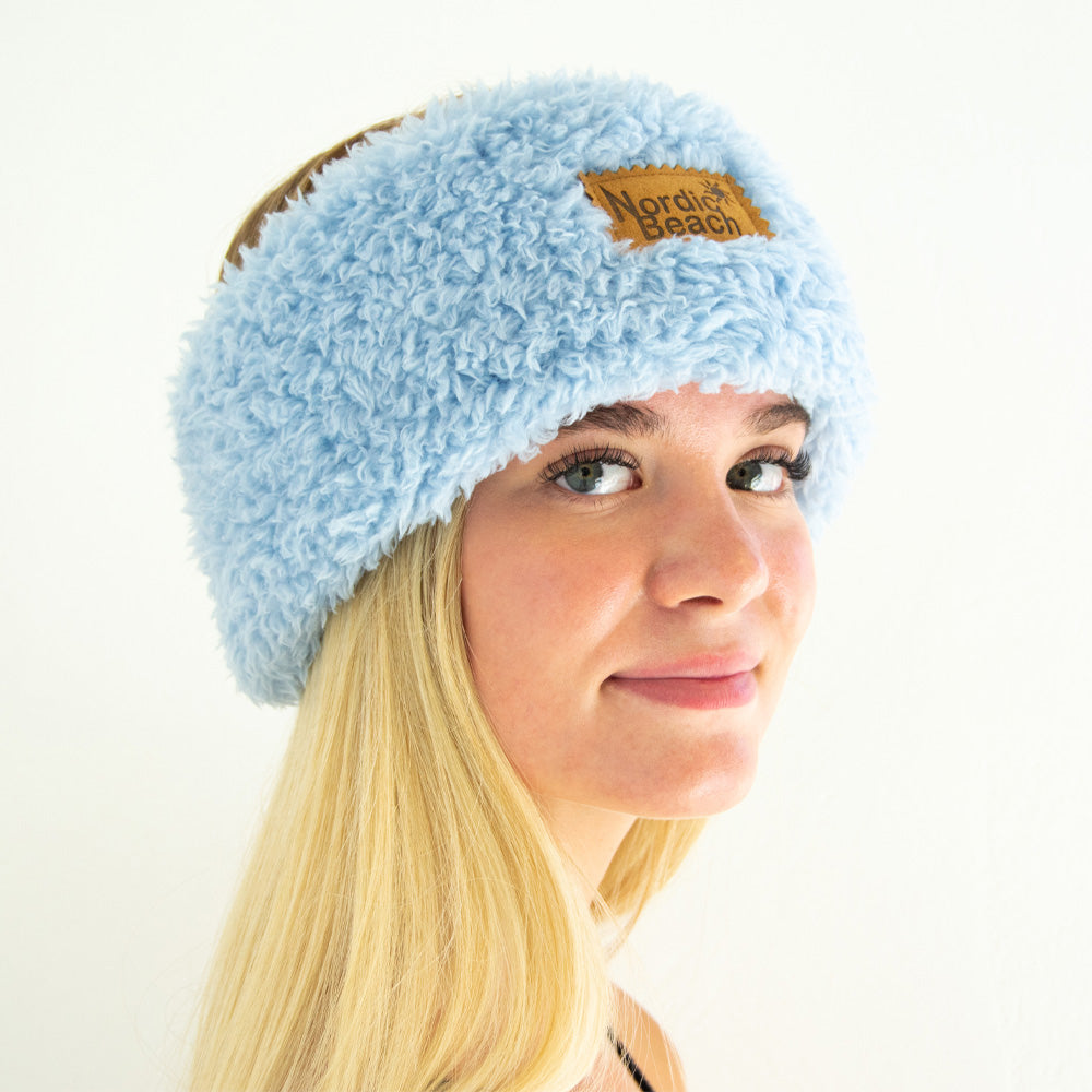 CASHMERE BLUE HEAD WRAP