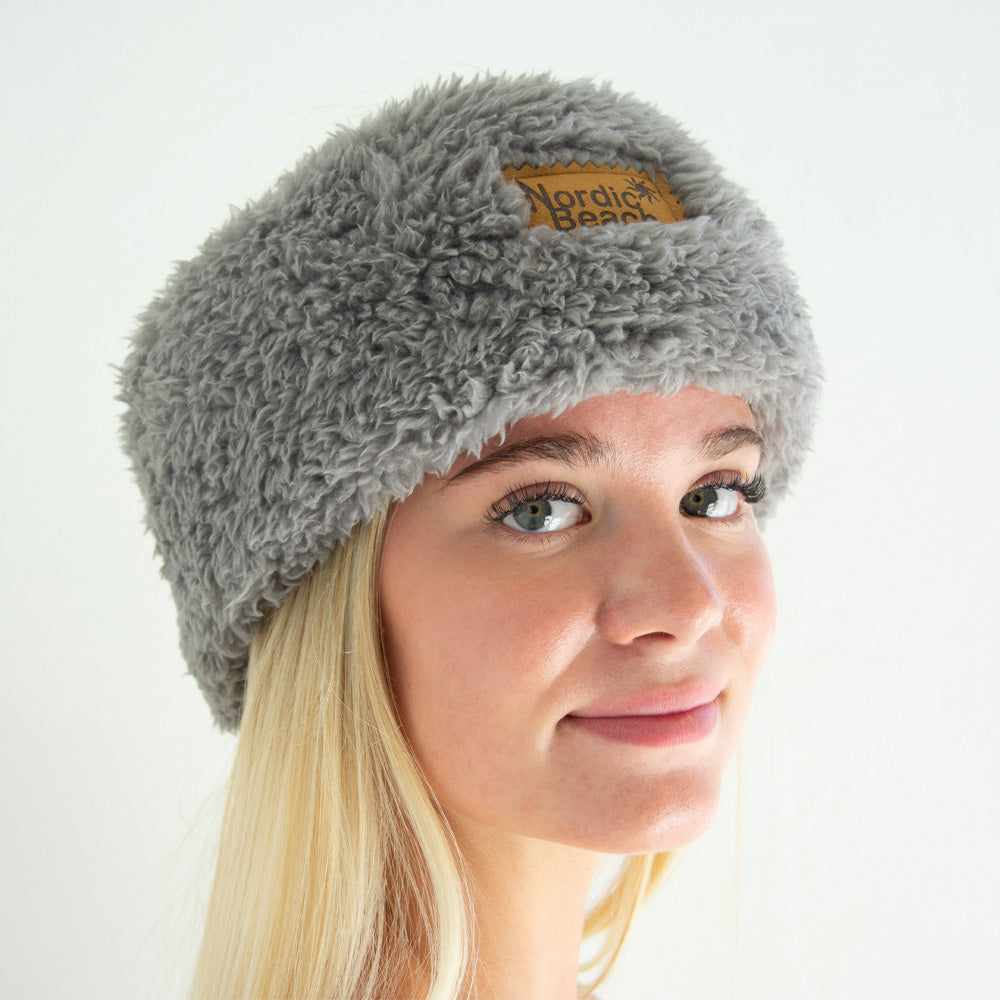 GREY KITTEN HEAD WRAP