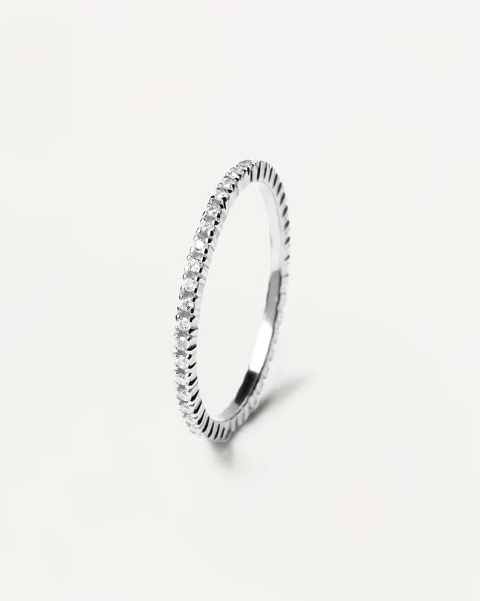 WHITE ESSENTIAL GOLD/SILVER RING