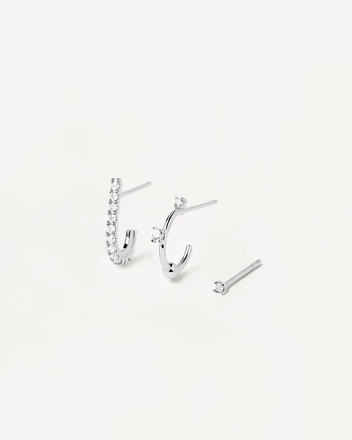 L'OISEAU GOLD/SILVER EARRINGS SET