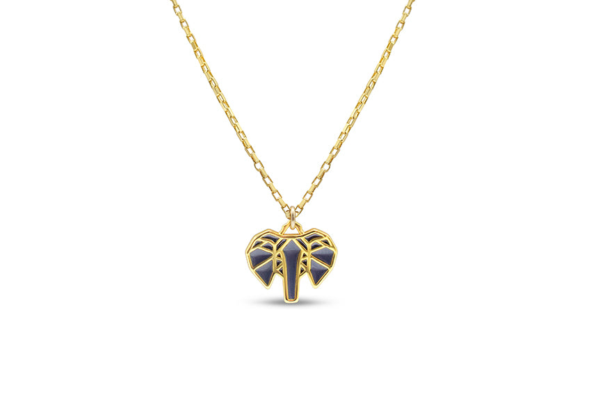 Skylar Paige - So Charming Necklace - Geo Elephant
