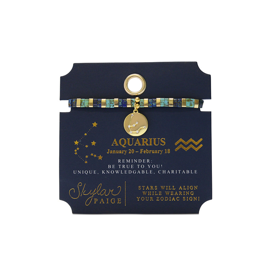 Skylar Paige Astrology Charm - Aquarius