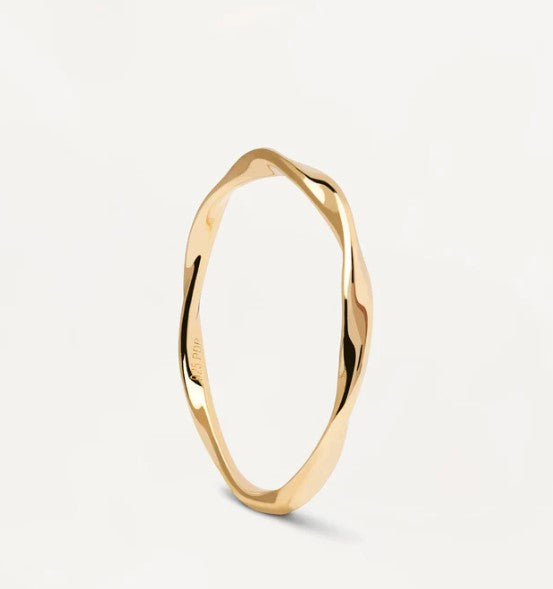 SPIRAL GOLD/SILVER RING