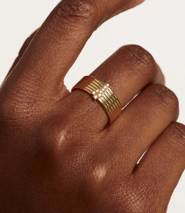 SUPER NOVA GOLD/SILVER RING