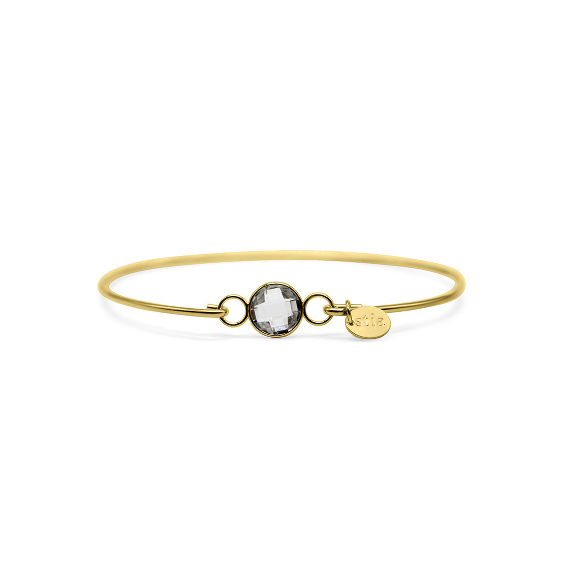 8mm Birthstone Bracelet silver/gold