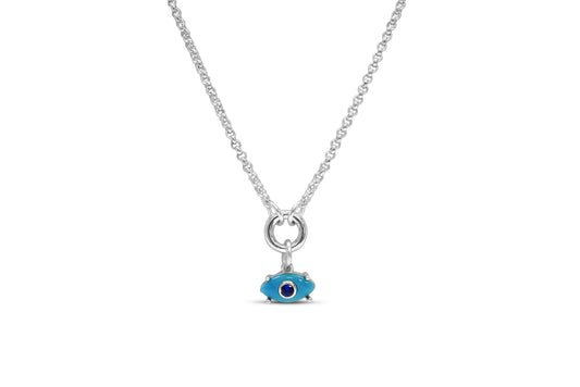 Turquoise Evil Eye Necklace