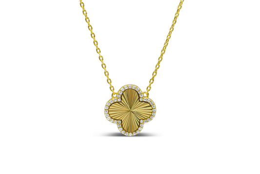 Shine Bright! Burst Clover Necklace